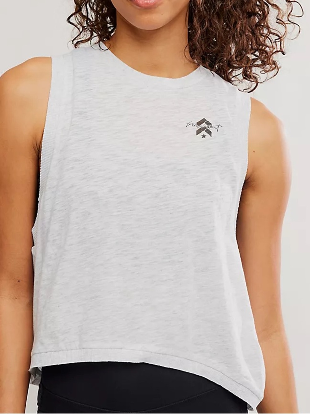 Barry’s x FP Movement Love Tank Heather Gray Sz M